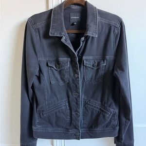 Liverpool Women's Black Wash Jean Jacket Size Medium